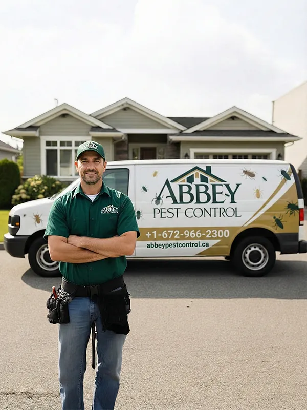 Abbey Pest Control professional providing services.